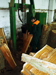 Oak staves for barrels